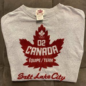 Mens Roots Canadian salt lake city t-shirt